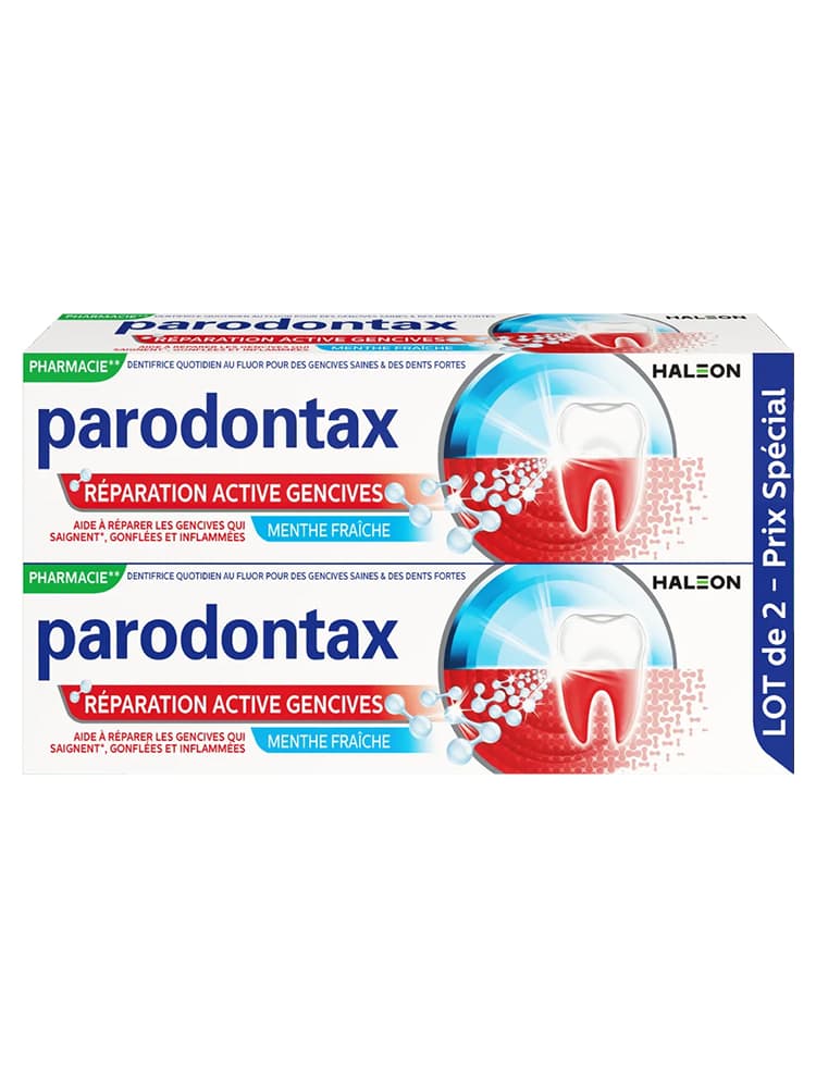 Parodontax Dentifrice Réparation Active Gencives 2 x 75 ML