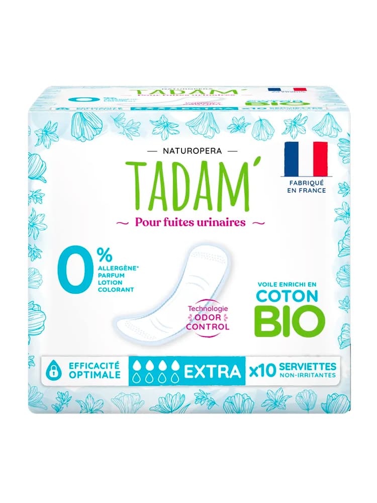 Tadam Fuites Urinaires - Serviettes Extra X 10